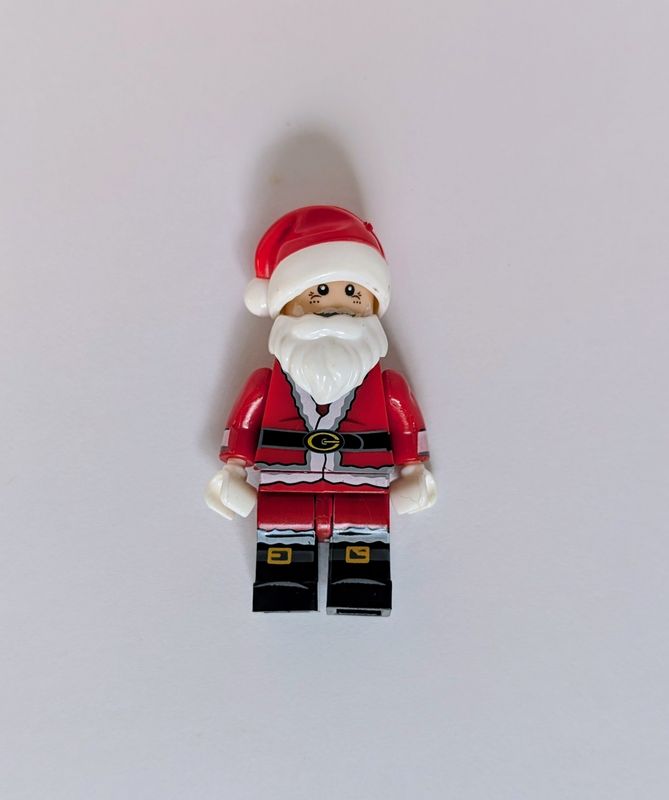 Santa Holiday Minifigure Soap - (Orange Scented)