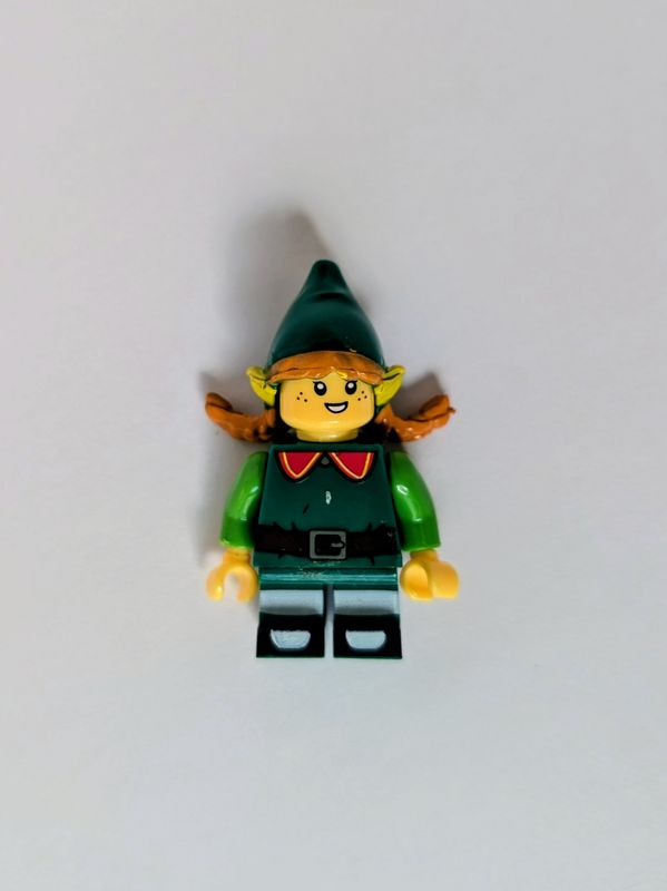 Elf (variation #4) Holiday Minifigure Soap - (Orange Scented)