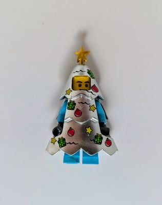 Guy in Christmas Tree Costume Minifigure Soap - (Orange Scented)