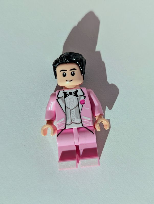 Minifigure Soap - Guy in Pink Tux (Orange Scented)