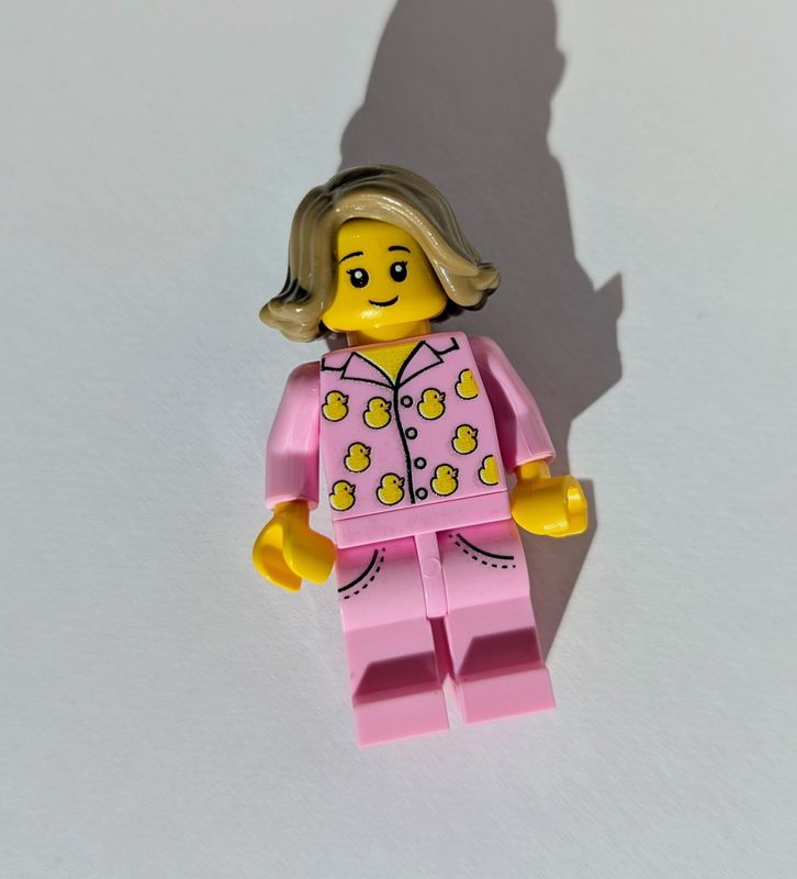 Minifigure Soap - Girl in Pink Pajamas (Orange Scented)