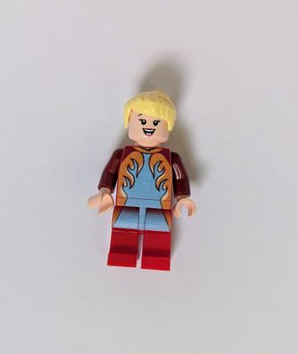 Minifigure Soap - Girl in Flaming Shirt (Orange Scented)