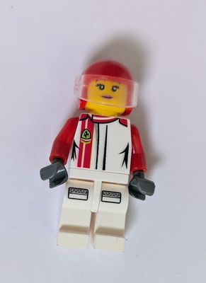 Minifigure Soap - Racecar Driver (Orange Scented)