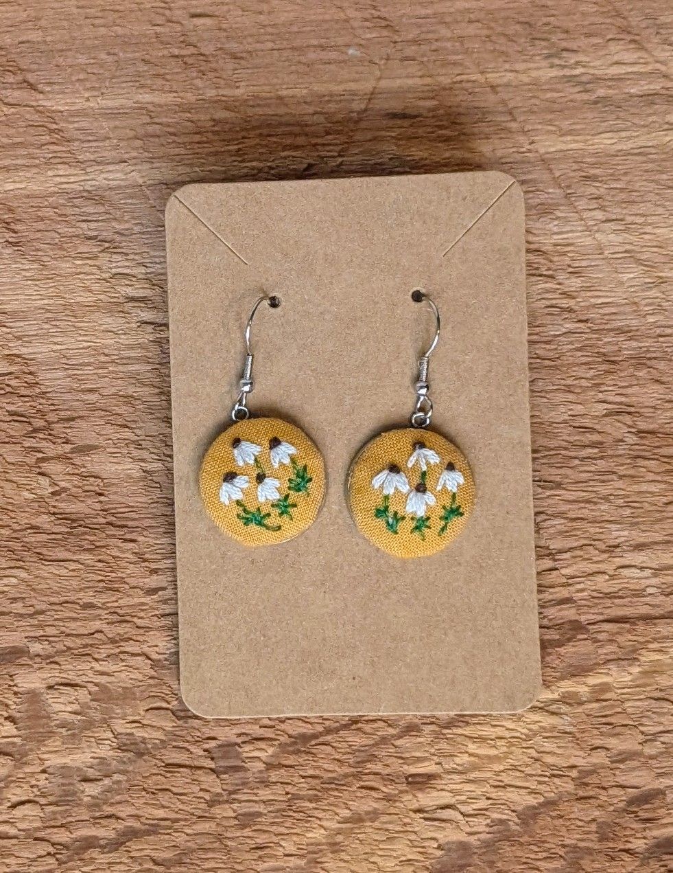 Hand Embroidered Earring