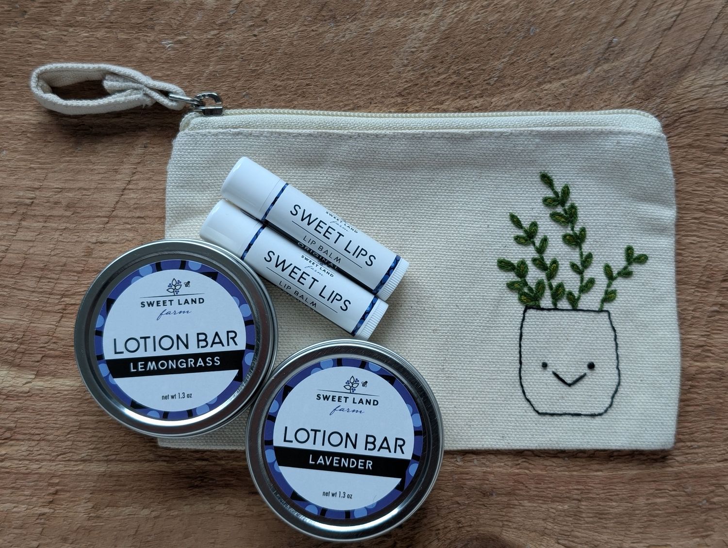 Smiling Succulent Pouch Gift - No Card