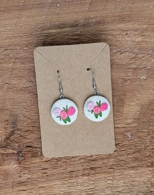 Hand Embroidered Earring