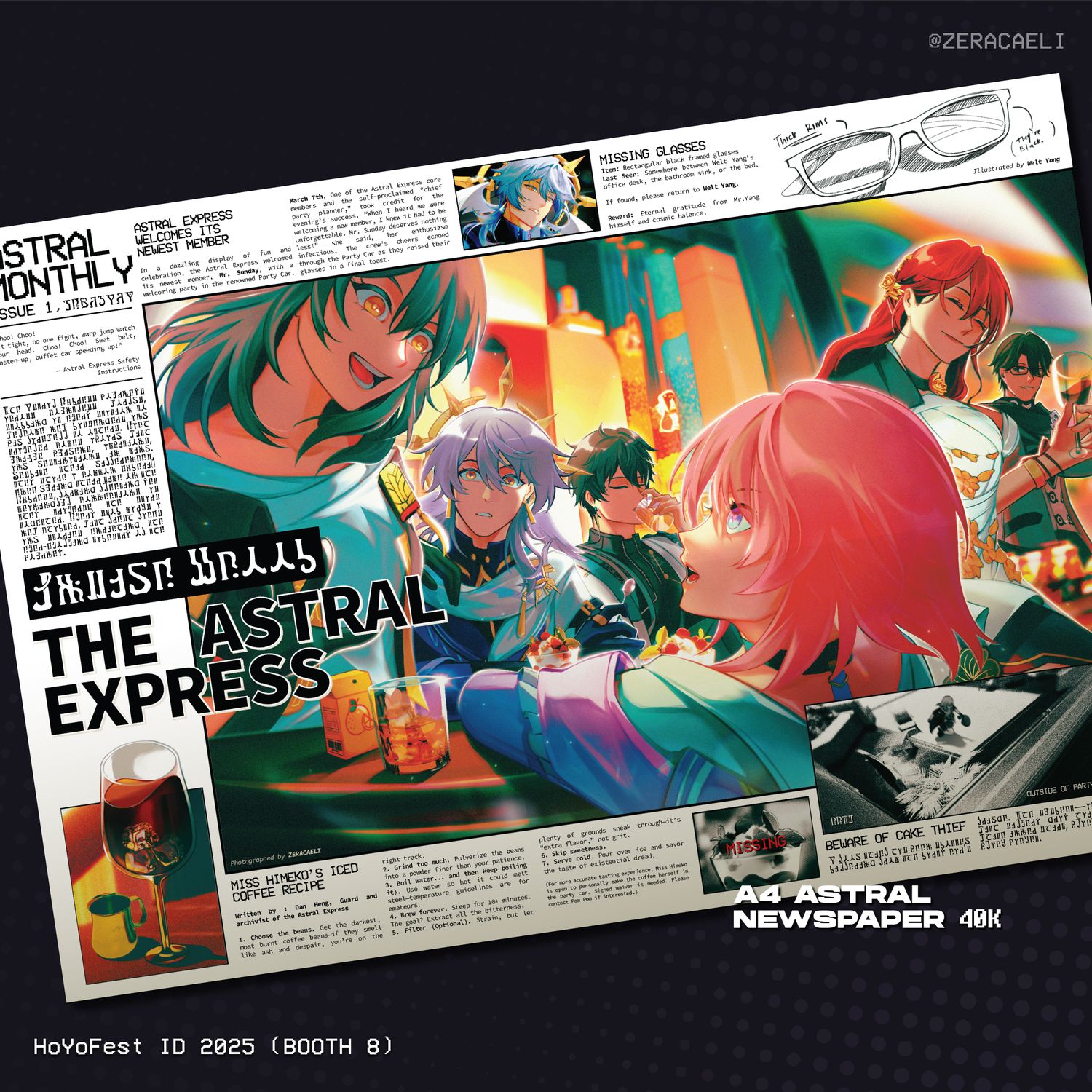 Astral Newspaper Poster