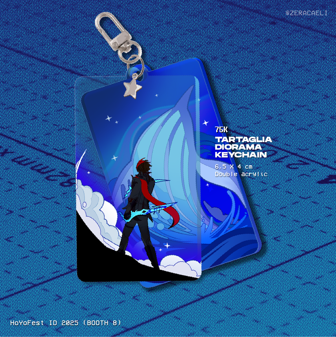 Tartaglia Diorama Keychain