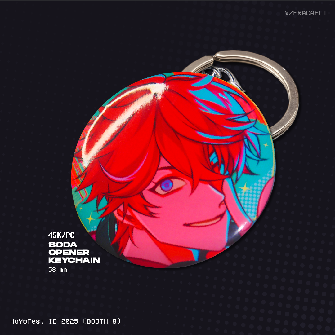 Tartaglia Soda Opener Keychain
