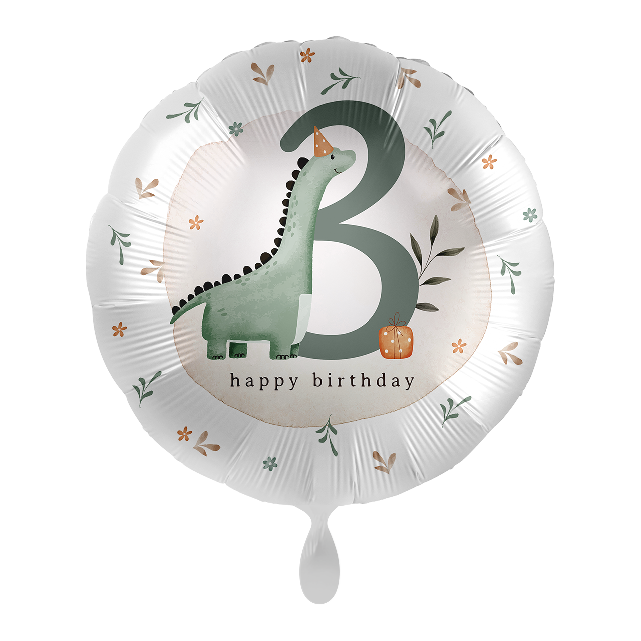Kindergeburtstag Boy - Zahl 3 Dino - ENG