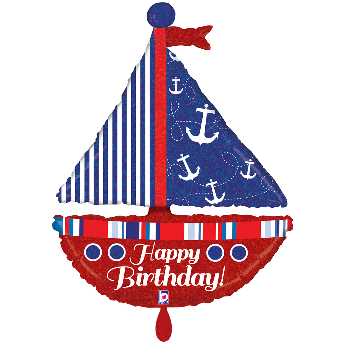 XXL - Nautical Birthday Sailboat