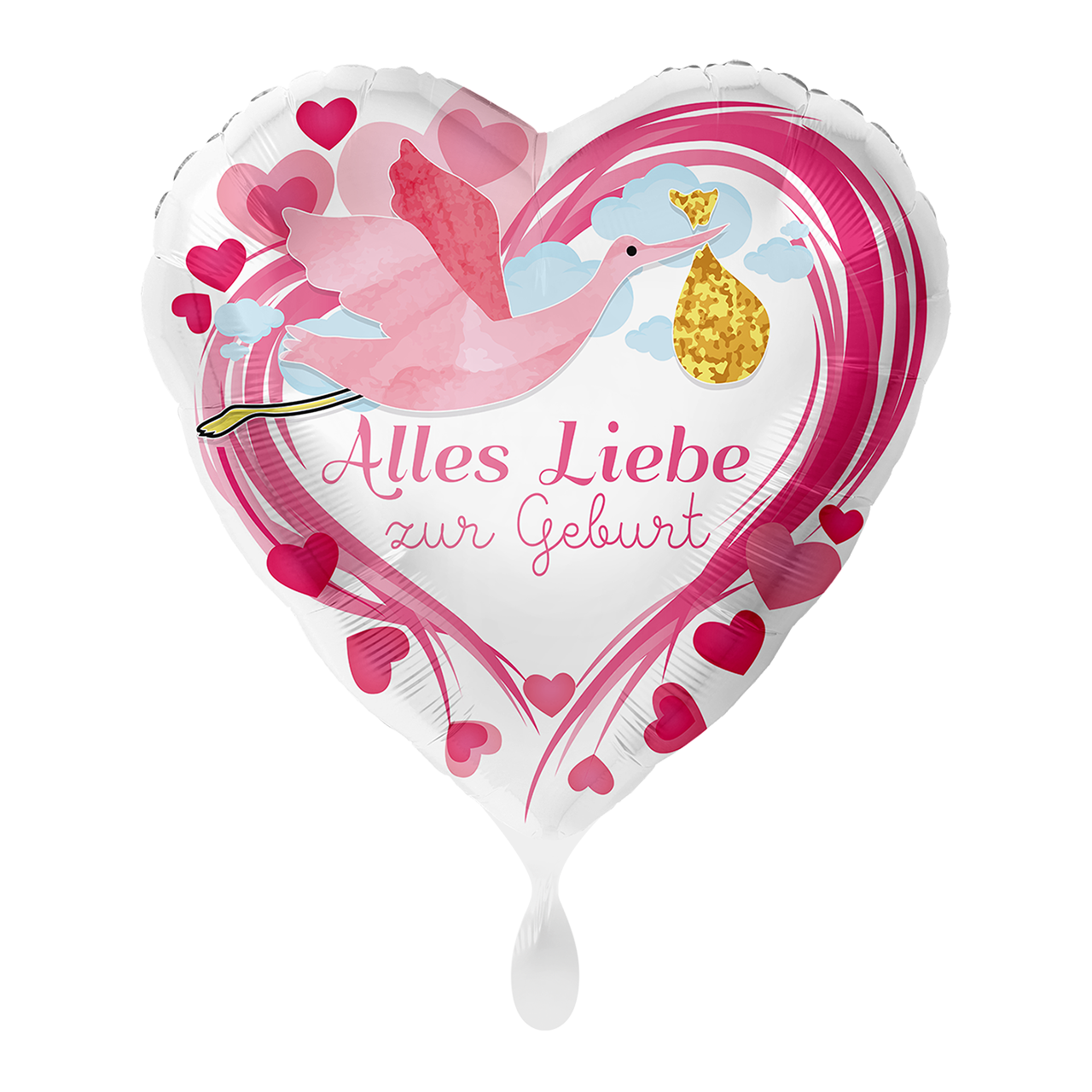 Alles Liebe zur Geburt Pink