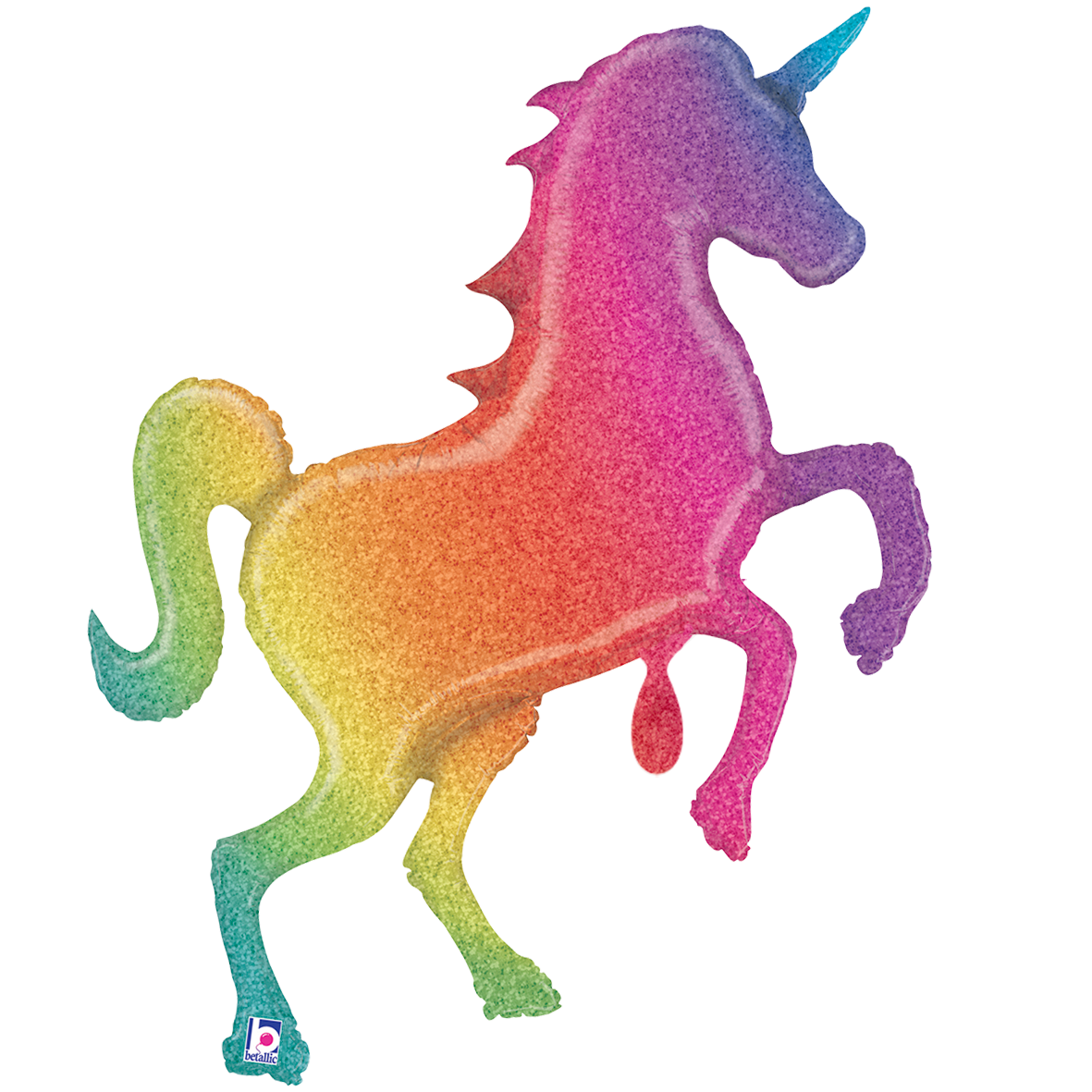 XXL - Glitter Rainbow Unicorn