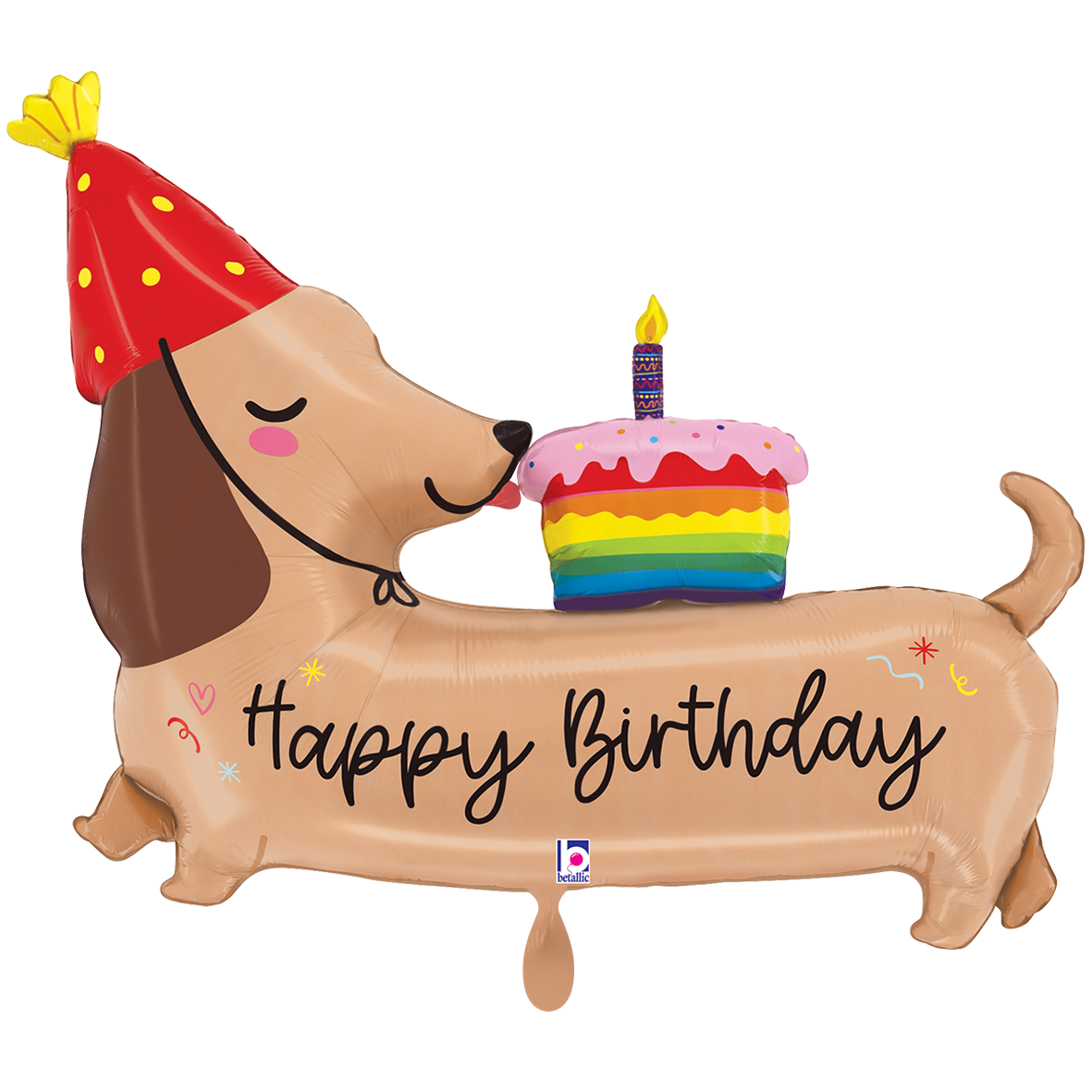 XXL - Happy BDay Dachshund