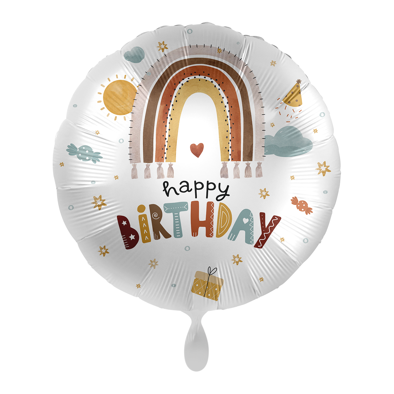 Rustic Rainbow Birthday - ENG