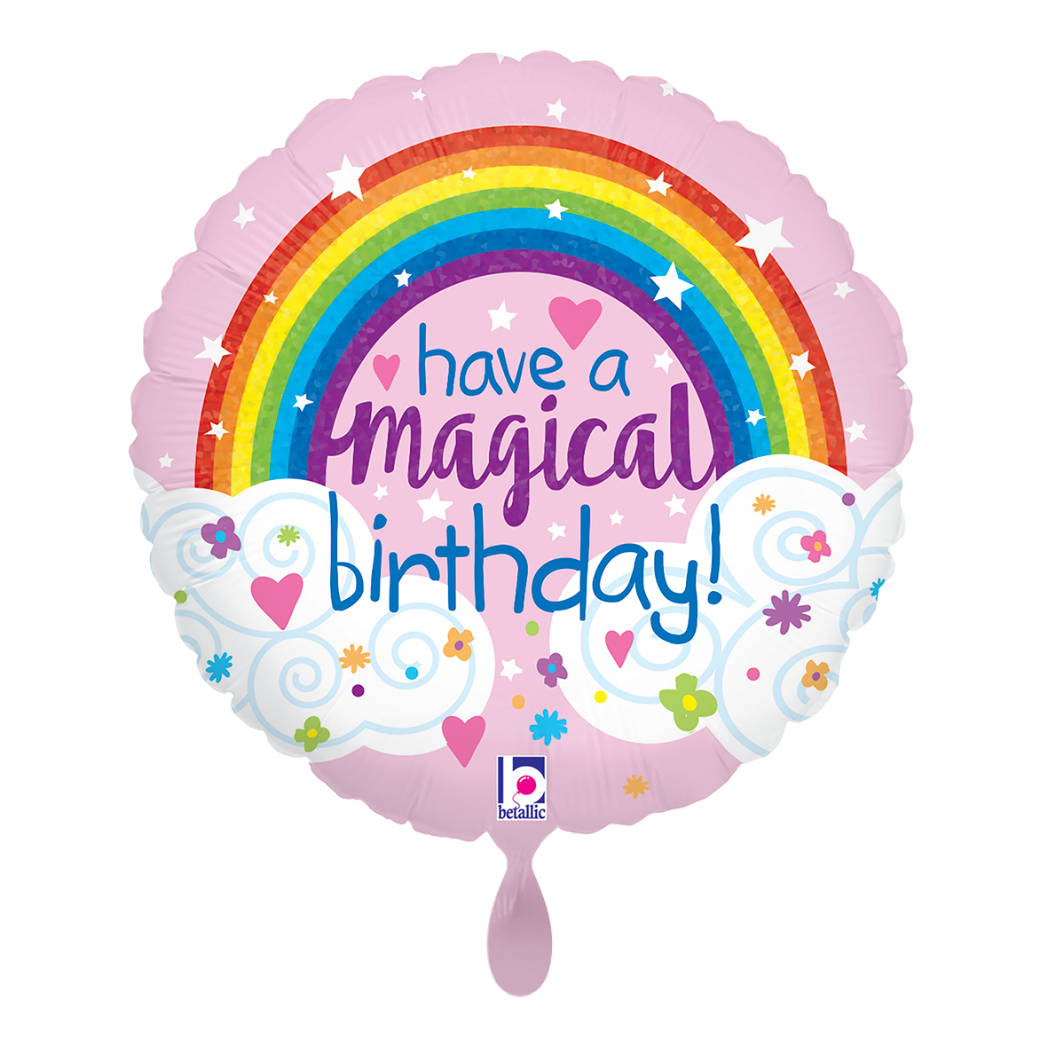 Glitter Magical Rainbow Birthday