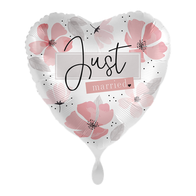 Soft Florals Just Married - ENG