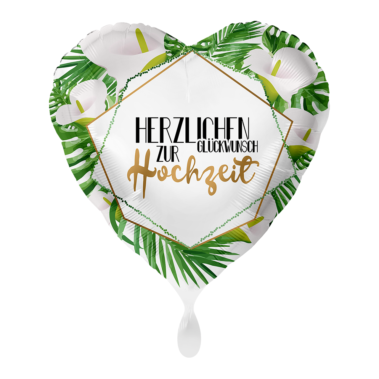Glückwunsch zur Hochzeit Modern