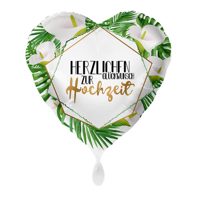 Glückwunsch zur Hochzeit Modern