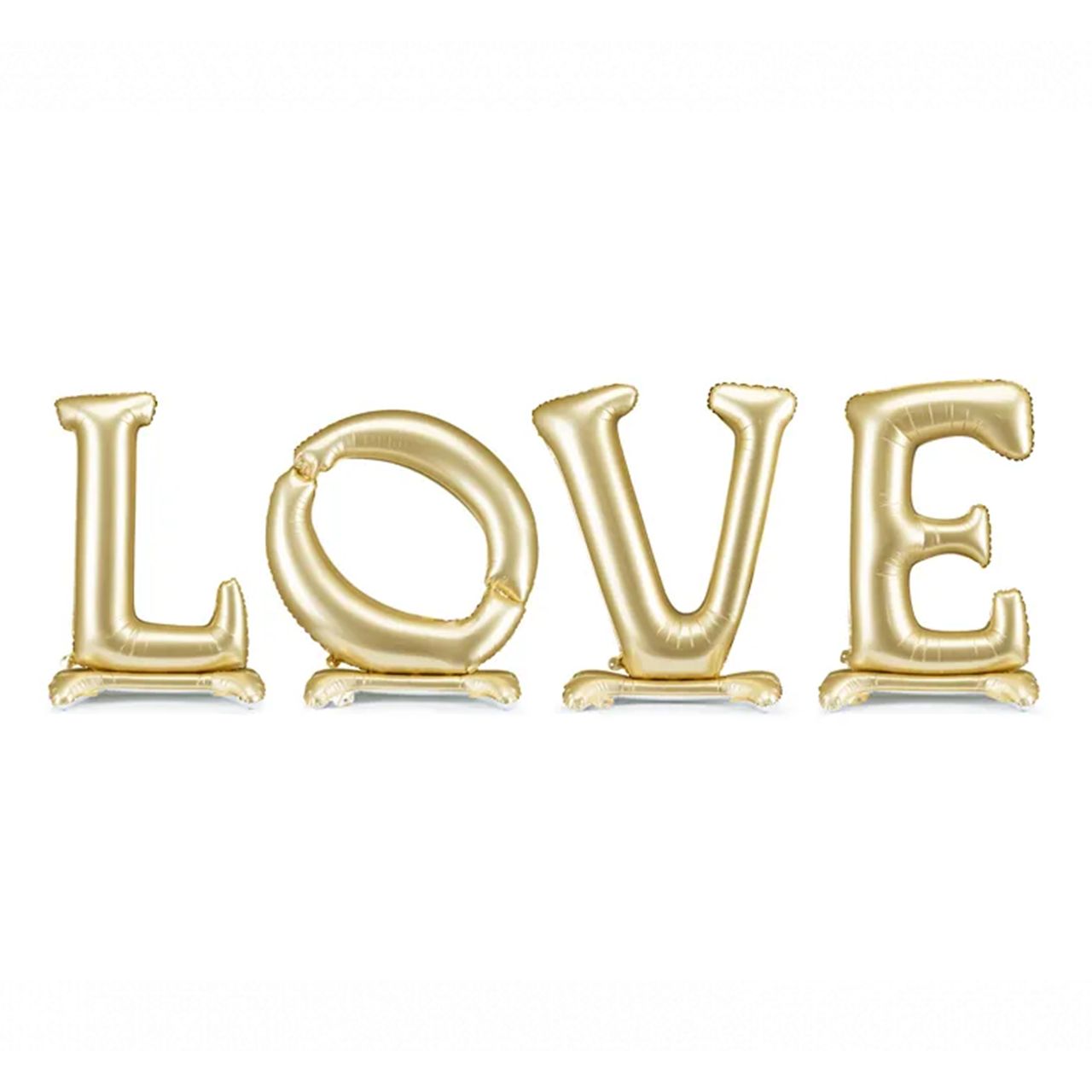 4 Standing Balloons - Schriftzug LOVE