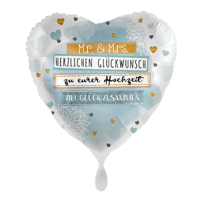 Mr. &amp; Mrs. Glückwunsch