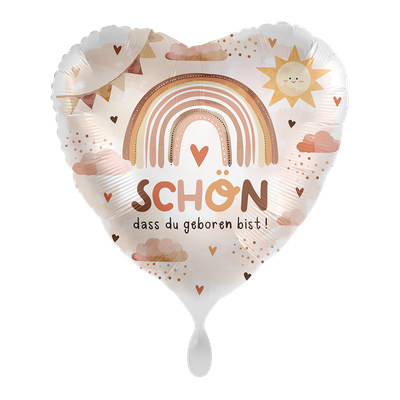 Baby Neutral - Geburt Regenbogen - GER