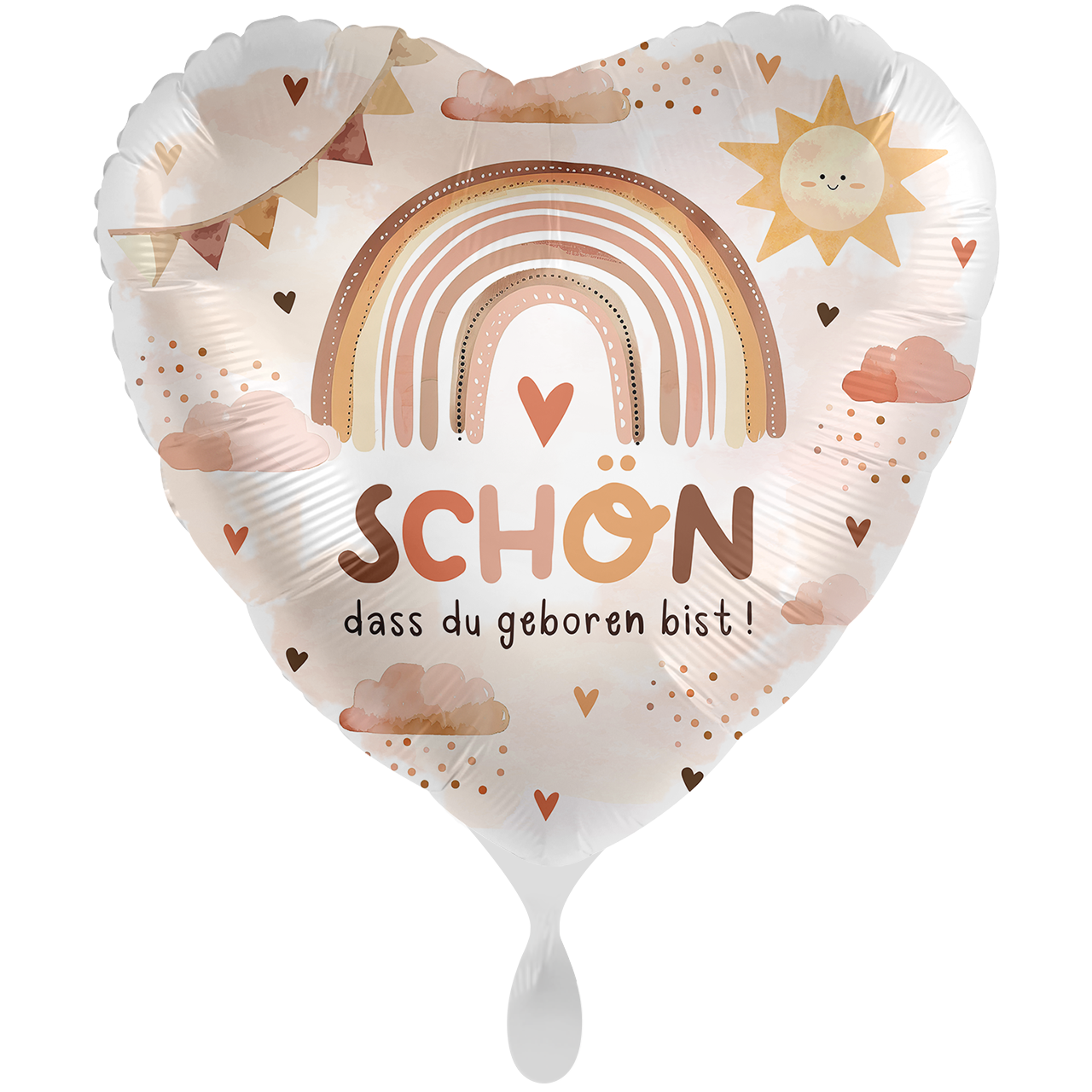 XXL - Baby Neutral - Geburt Regenbogen - GER