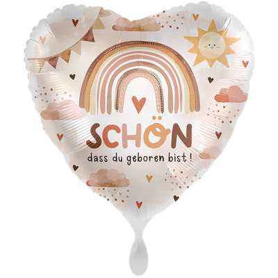 XXL - Baby Neutral - Geburt Regenbogen - GER