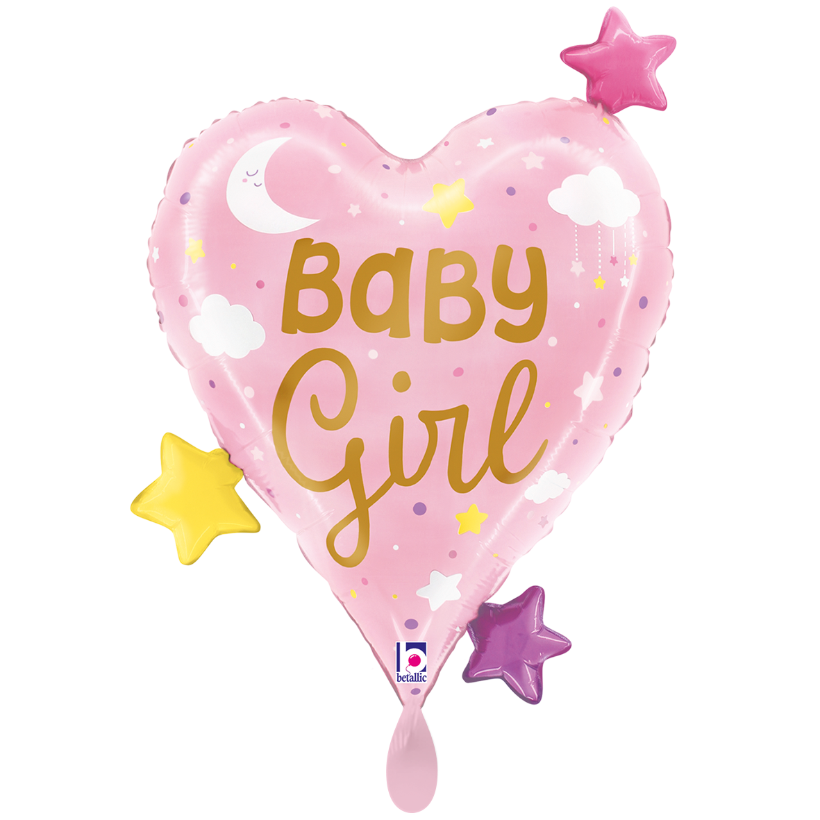XXL - Baby Girl Heart Stars