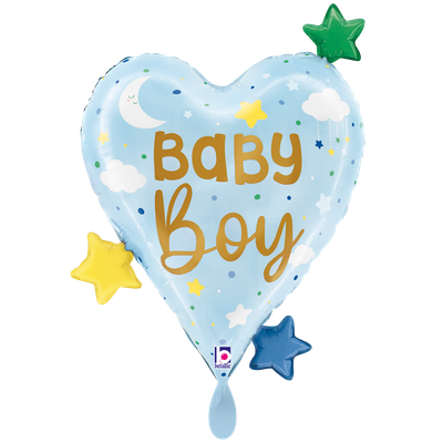 XXL - Baby Boy Heart Stars