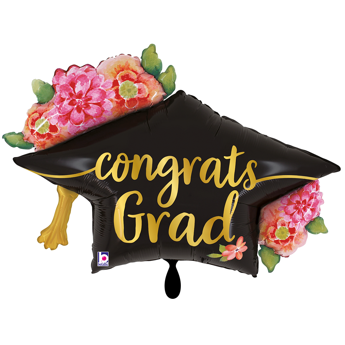 XXL - Watercolor Floral Grad Hat