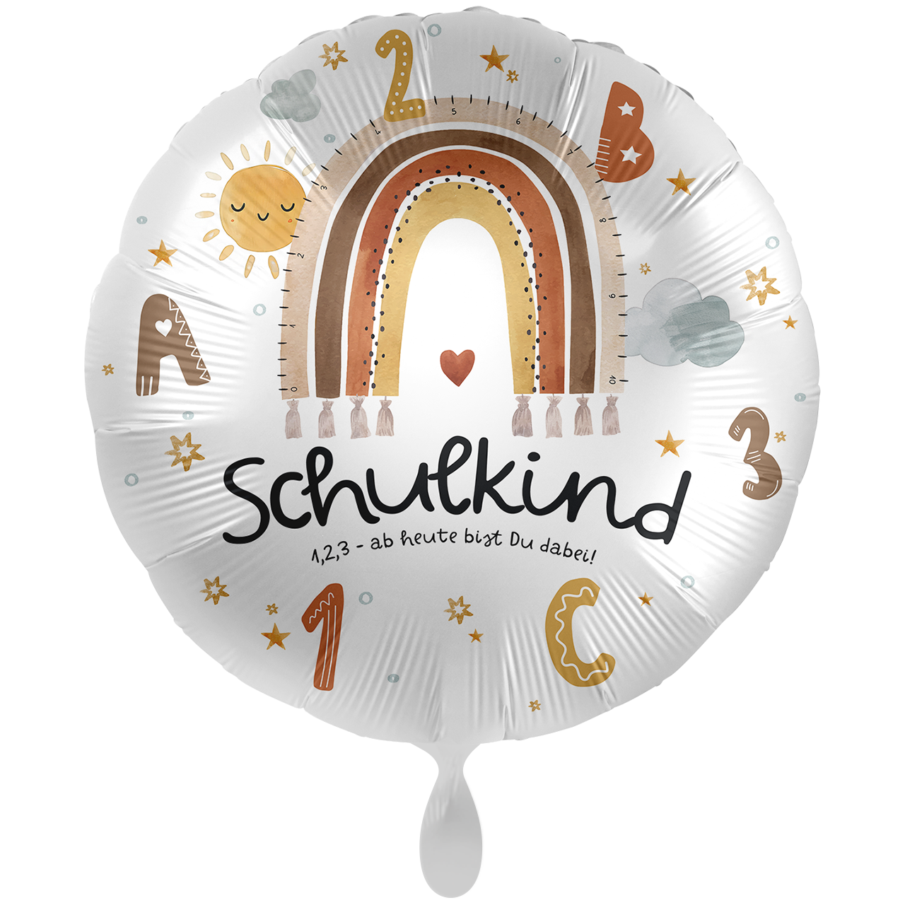 XXL - School - Schulkind Boho Regenbogen
