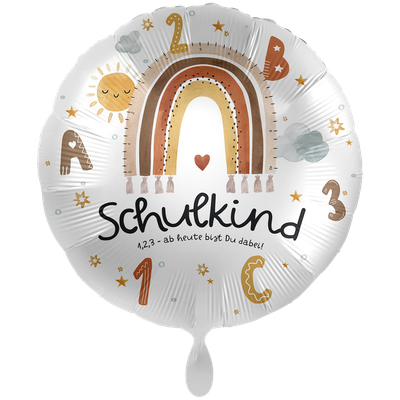 XXL - School - Schulkind Boho Regenbogen