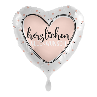 Glossy Heart Herzlichen Glückwunsch