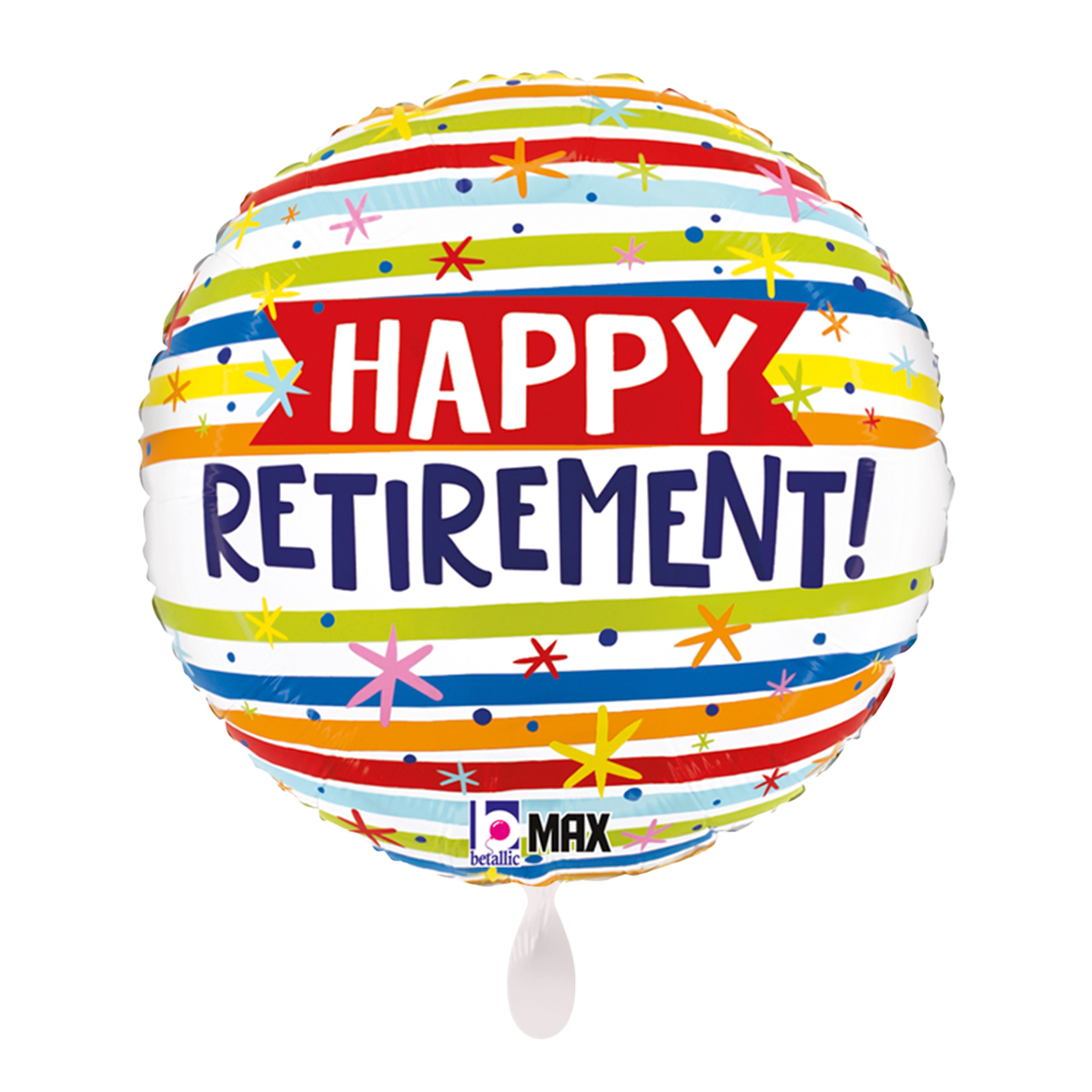 Happy Retirement Stripes