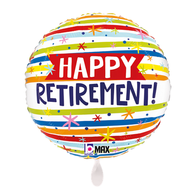Happy Retirement Stripes
