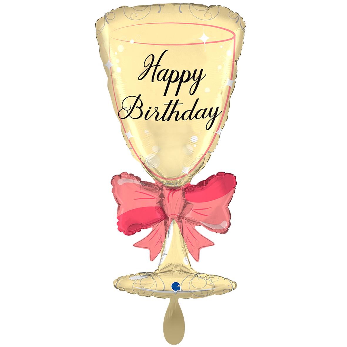 XXL - HB Glass W Ribbon