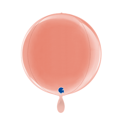 4D - Globe - Rose Gold