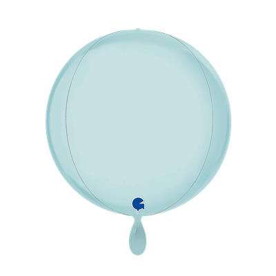4D - Globe - Satin Pastel Blue