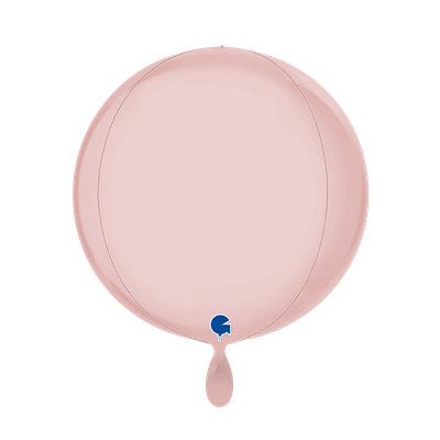 4D - Globe - Satin Pastel Pink
