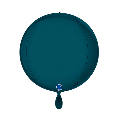 4D - Globe - Satin Petrol Blue