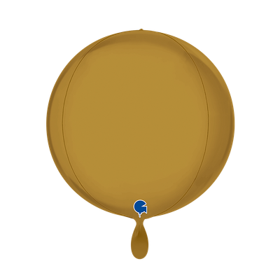 4D - Globe - Satin Gold