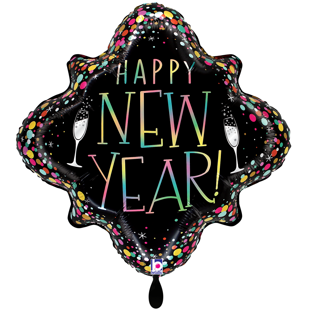 XXL - New Year Party Confetti Frame