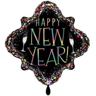 XXL - New Year Party Confetti Frame