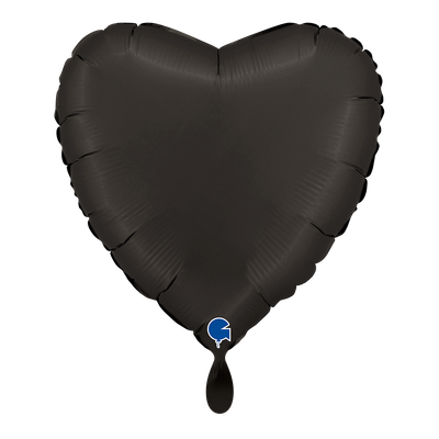 Heart - Satin Fumé Black
