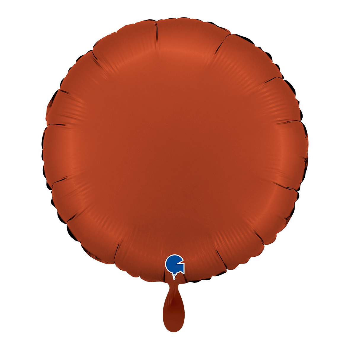 Round - Satin Brick Red