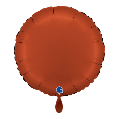 Round - Satin Brick Red