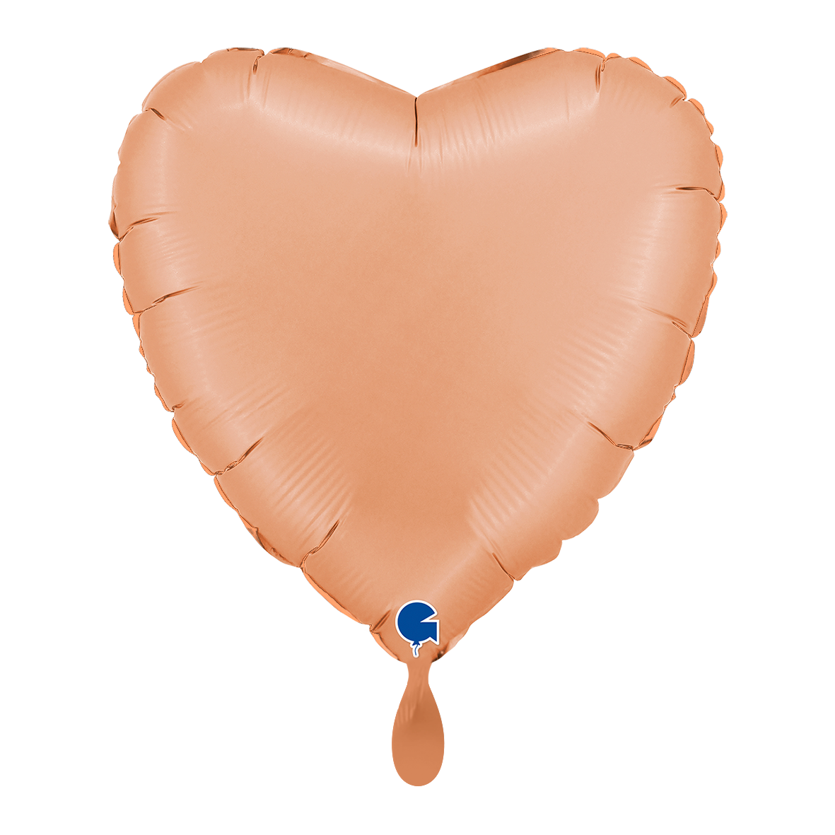 Heart - Satin Peach