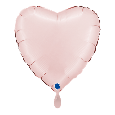 Heart - Satin Pastel Pink