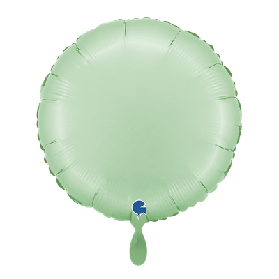 Round - Satin Glazed Mint